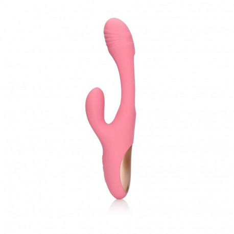 Flapping G-Spot Rabbit Vibrator - Pink Arabesque
