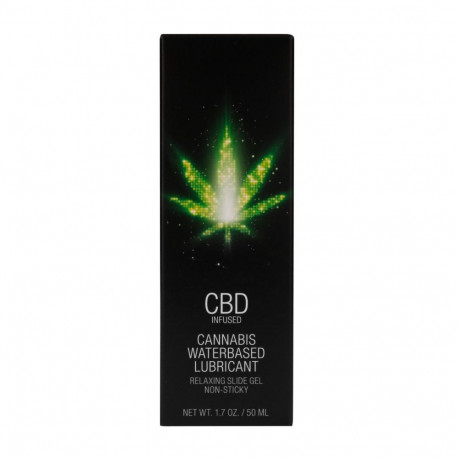 CBD Cannabis Waterbased Lubricant - 2 fl oz / 50 ml