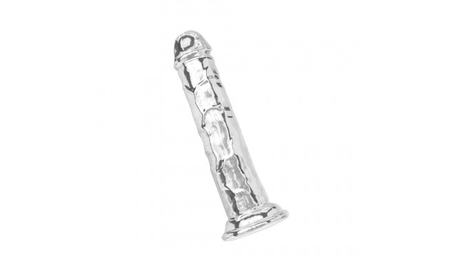 dildo TPE 19cm, läbipaistev