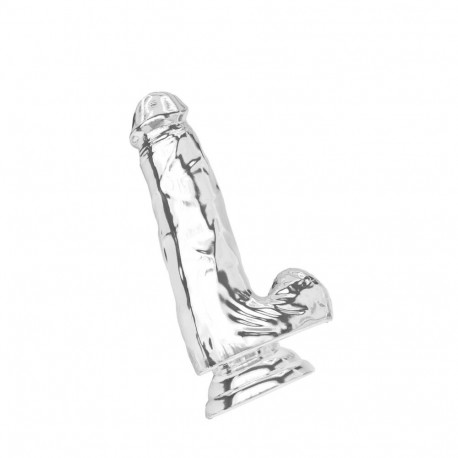 dildo TPE 16cm, läbipaistev