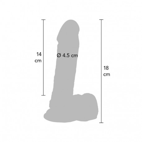 dildo 7inch pallidega