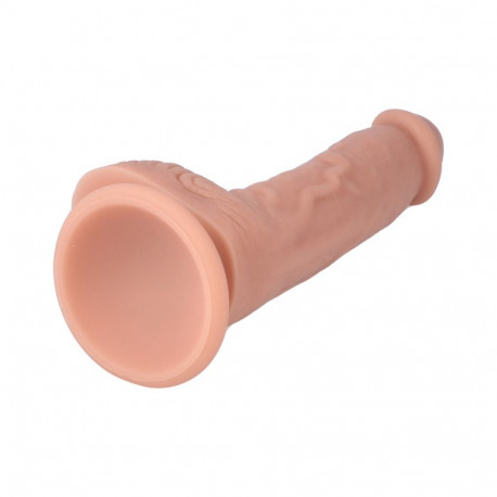 dildo R28 topeltkihiline realistlik munanditega 20CM