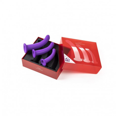 3-osaline dildokomplekt suurused S/M/L, lilla