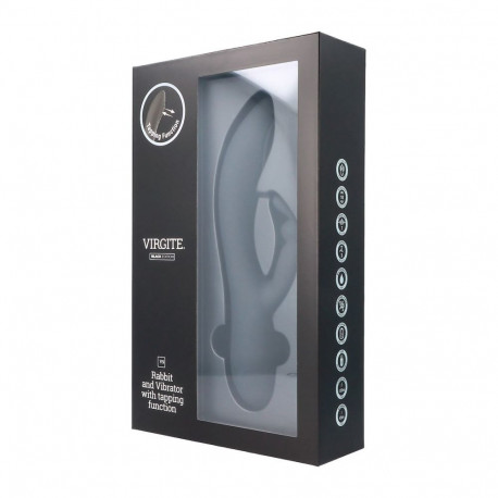 V9 BLACK RECHARGEABLE TAPPING VIBRATOR