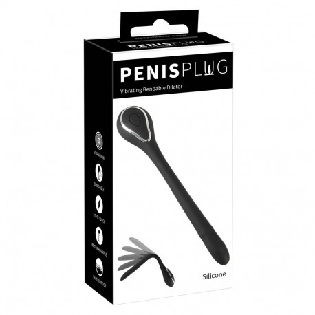 PenisPlug dilataator vibraatoriga