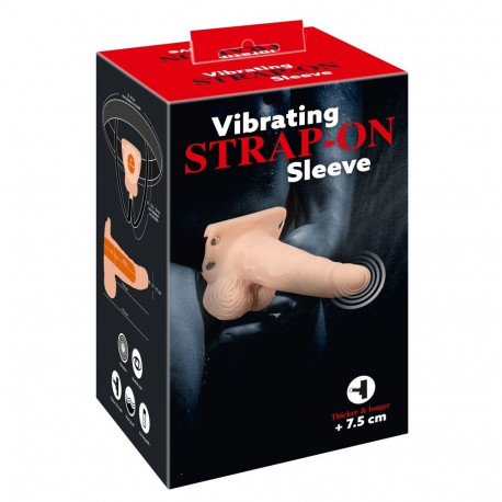 vibreeriv rihmaga dildo
