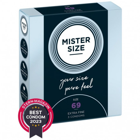 Mister Size kondoomid 69mm 3szt.