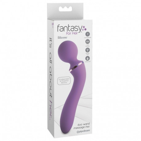 Fantasy For Her silikoonmassaažiseade Duo Wand 20cm