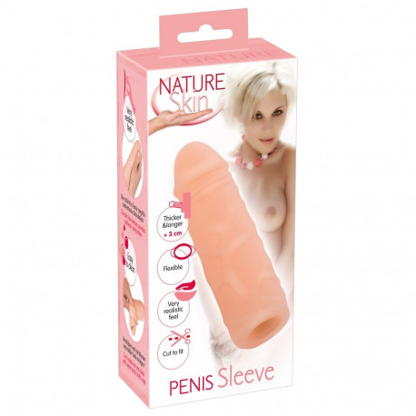 Nature Skin peenise pikendaja +3cm