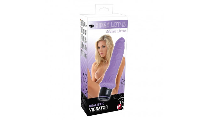 Klassikaline silikoonvibrator, lilla