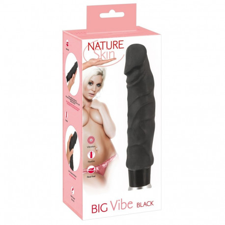 Wibrator - Nature Skin - Big Vibe, czarny
