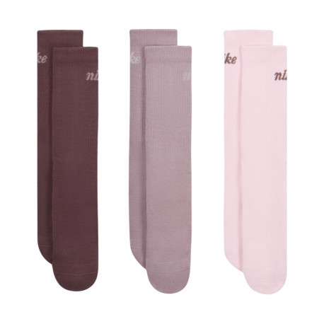 Skarpety Nike Everyday Elevated Crew 3 pary różowe, brązowe IH8528 903    35-37,5