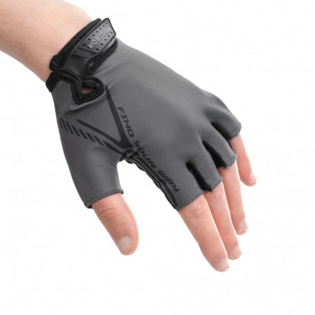 Rękawiczki rowerowe Meteor MX10 czarno-szare 17605-17607-17608 L