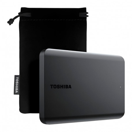 Toshiba External Hard Drive Canvio Basics Excl (2.5" 2TB, USB3.2 Gen 1, Black)