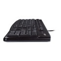 LOGITECH MK120 Corded Combo - BLACK - USB - RUS