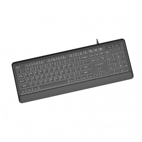 Keyboard - Gembird KB-UML-04 Wired Backlight Keyboard, 104 Keys, USB, Black