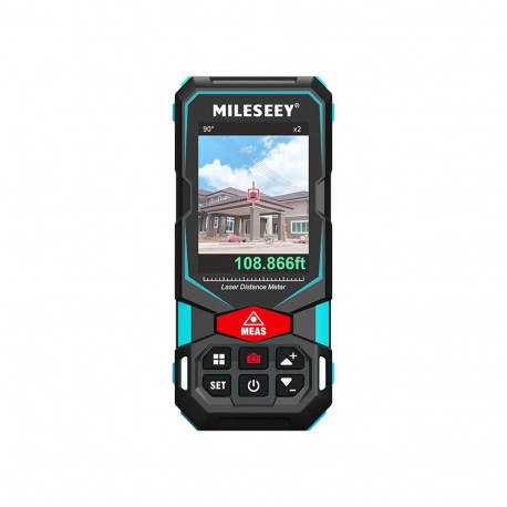 Measuring Tool - Mileseey S7 Laser Rangefinder 100m, ±2 mm Accuracy, IP65 Protection Rating, Black