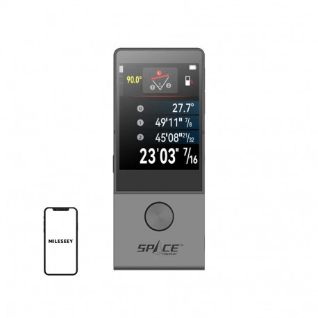Measuring Tool - Mileseey D9 Pro 100m Laser Distance Measurer, ±1/16 Inch Accuracy, 2.4-Inch Touchsc