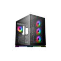 Computer Case - Krux Atron KRXD017 Midi Tower, USB 3.2, Tempered Glass, Black