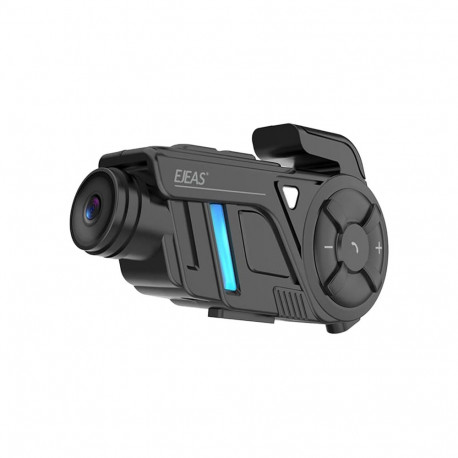 Motorcycle Intercom - EJEAS K1Pro+ 2K Video Recording, Mesh 3.0, IP67 Waterproof Black