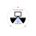 Qoltec Privacy filter 15.6" | 16:9 | Eye protection | Panoramic