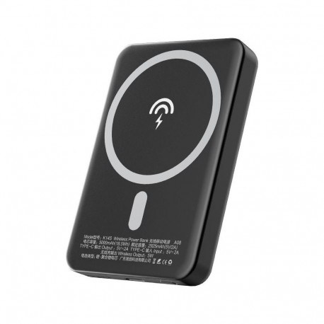 Dudao akupank K14S 5000mAh juhtmevaba MagSafe, must