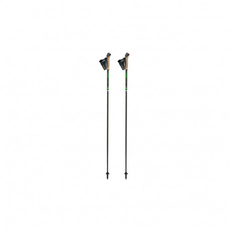Gabel FLD Carbon Kokkupandavad jooksu- ja kepikõnnikepid, 110 cm, must