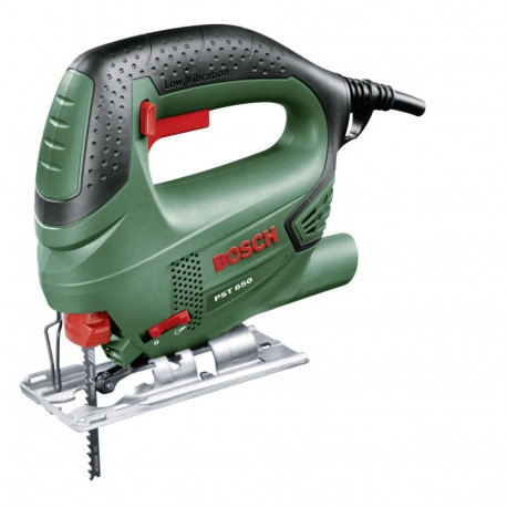 Stichsäge PST 650 (grün/schwarz, Koffer, 500 Watt)