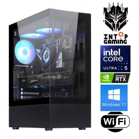 INTOP Ultra 5  225F 16GB DDR5 500SSD M.2 NVME+4TB RTX5050 8GB WiFi WIN11Pro