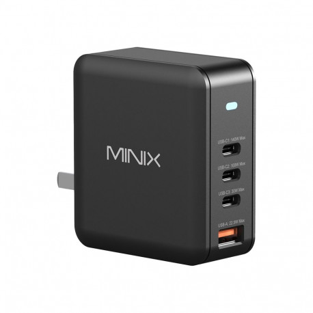 Minix P165 GaN Wall Charger with 3x USB-C and 1x USB-A Ports