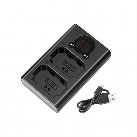 NEEWER DL-FZ100 Dual Battery Charger for NP-FZ100-S Batteries