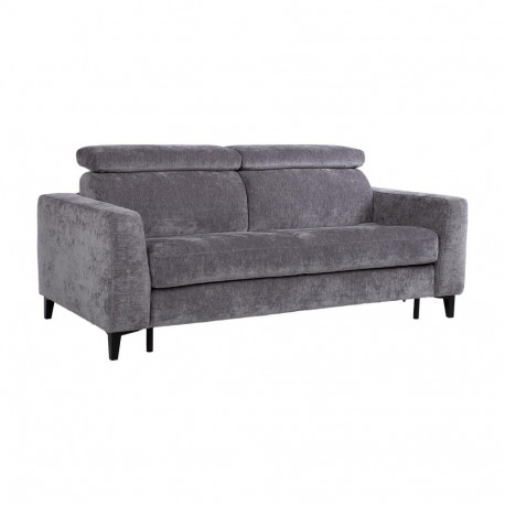 Sofa bed FRODE with spring mattress, grey