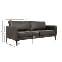 Sofa SOFIA 3-seater, dark olive