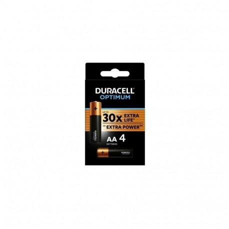 DURACELL Battery (LR6) C Alkaline Optimum (4 batteries / blister) 1.5V
