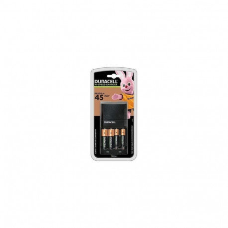 DURACELL Battery Charger CEF27 - 2pcs of (AA) NiMH 1300mAh + 2pcs of (AAA) NiMH 750mAh. 1.2V