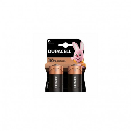 DURACELL Battery (LR20) D Alkaline Basic (2 batteries / blister) 1.5V