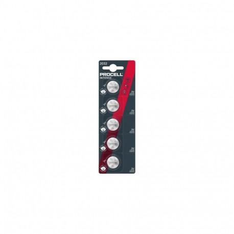 DURACELL Battery (CR2032) Button Lithium (5 batteries / blister) 3V, 220mAh