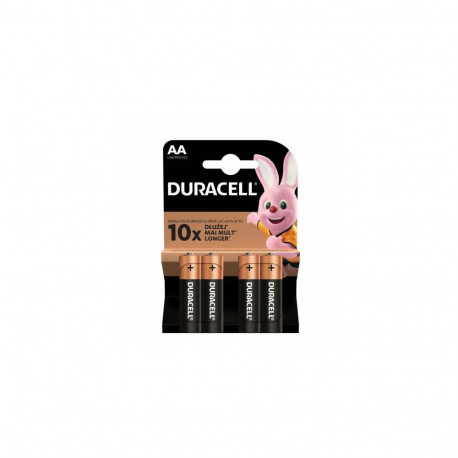 DURACELL Battery (AA) LR6 Alkaline Basic (4 batteries / blister) 1.5V
