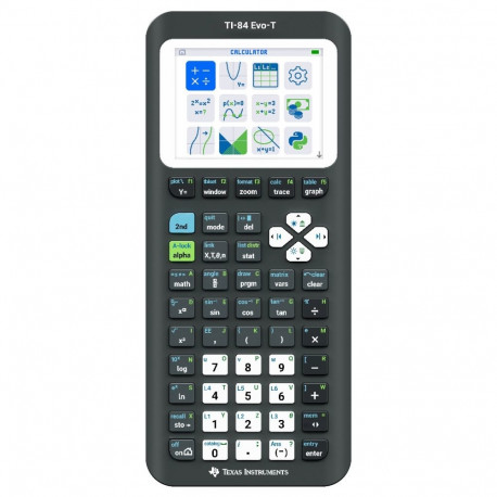 Graafikakalkulaator Texas Instruments TI-84 Evo-T (asendab TI-84 Plus CE-T), värviline 2,8` ekraan, 