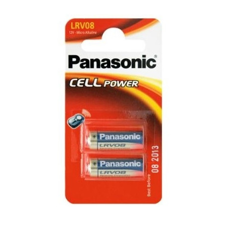 Patareid Panasonic LRV08/2B 2 patareid pakis (MN21, E23A, V23GA, K23A, A23BP, LR932) 12V 33mAh, h28.