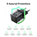 Baseus laadija Palm 20W USB-C USB-A, must