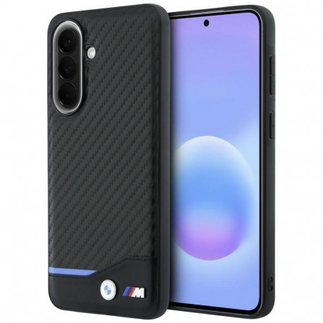 BMW case for SAMSUNG A37 BMHCSA3722NBCK (PU Carbon) black