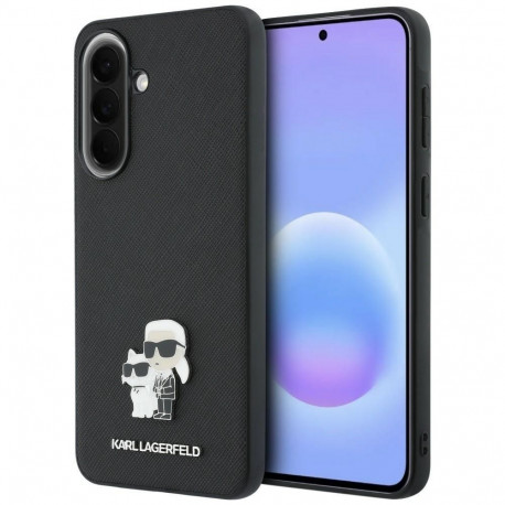 KARL LAGERFLED case for SAMSUNG A37 KLHCSA37PSAKCMPK (Saffiano W/ K&C Metal Logo) black