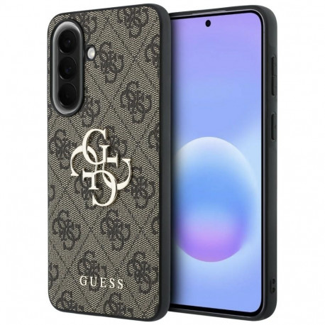 GUESS case for SAMSUNG Galaxy A37 GUHCSA374GMGBR (4G Big Metal Logo) brown