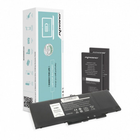 Battery MYJ96 for Dell Latitude 7390 7490 - 7200 mAh (53 Wh)