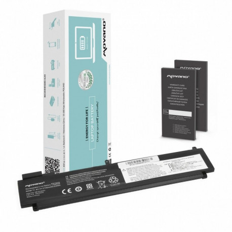 Battery for Lenovo ThinkPad T460s T470s - tylna - 2100 mAh (24 Wh)