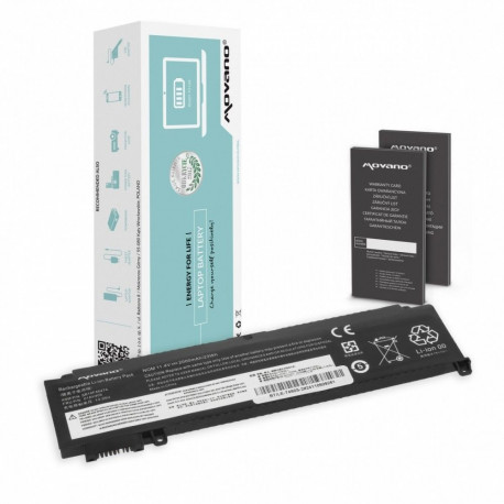 Lenovo aku ThinkPad T460s T470s esipoolne 2000mAh (23Wh)