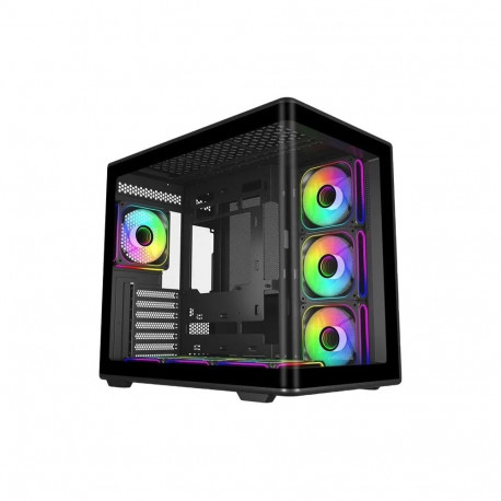 Case Elite 600 black 7*ARGB Fan Version + Hub