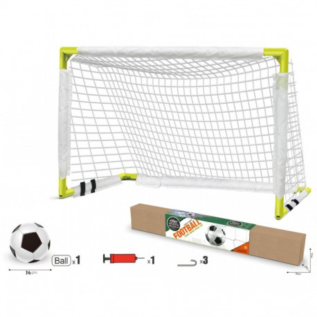 Set with goal, ball with pump
