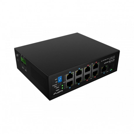 Switch Light võrgulüliti ILFE-8P-1GE-1S-120 kergetööstuslik POE 4XBT 4XAT SFP+ ETH DIN FAST Ethernet